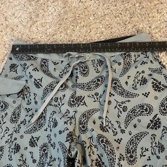 Vans Mixed 18" Boardshorts II Paisley Green Mens 30 NWOT - Picture 2 of 8